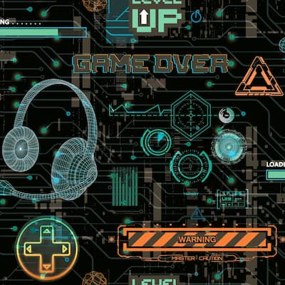 Gamer Multicolured Wallpaper