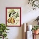 preview thumbnail 116 of 138, Printed Tuscan Fruits IV -Framed Print w/glass-Cherry Red