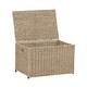 preview thumbnail 4 of 2, Household Essentials Decorative Seagrass Wicker Storage Chest