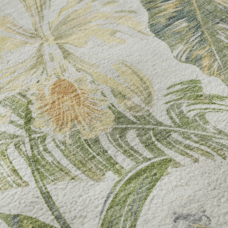 Premium Washable Super Soft Tropical Paradise Mayfield Rug