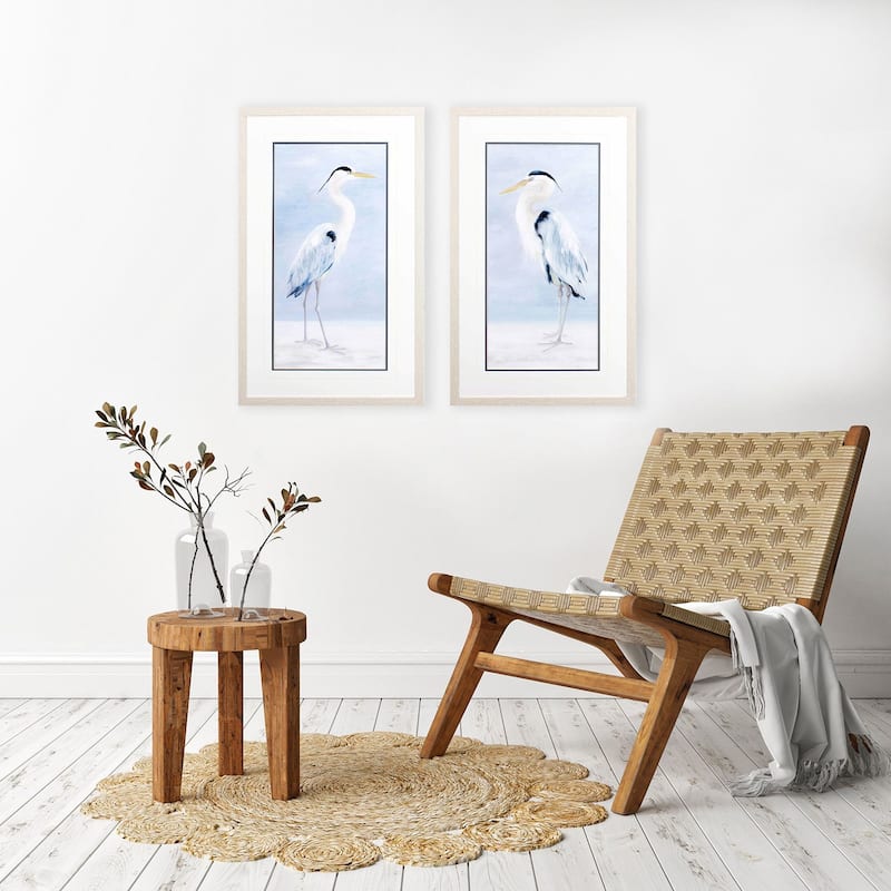 Coastal Calm S/2 Framed Art Under glass