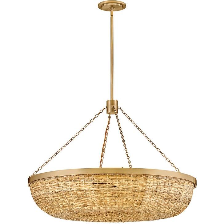 Hinkley Lighting 48426 Sanibel 8 Light 36" Wide LED Pendant with Woven