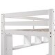 preview thumbnail 16 of 16, Sturdy Twin Size Loft Bed with Desk, Shelves, and Ladder for Kids
