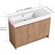 preview thumbnail 24 of 61, BNK 24/30/48/60 inch Freestanding Resin Sink Bathroom Vanity with Soft Close Door and Adjustable Shelf