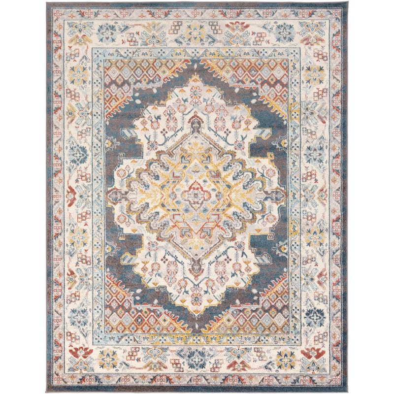 Artistic Weavers Elmas Traditional Persian Medallion Area Rug
