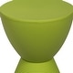 preview thumbnail 69 of 143, Boyd Round Side Table with Ribbed Design Base - Accent Hourglass End Table with Removable Lid for Living Room & Bedroom