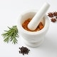 preview thumbnail 3 of 6, Creative Home White Marble Mortar and Pestle Set for Herbs, Spices and Garlic