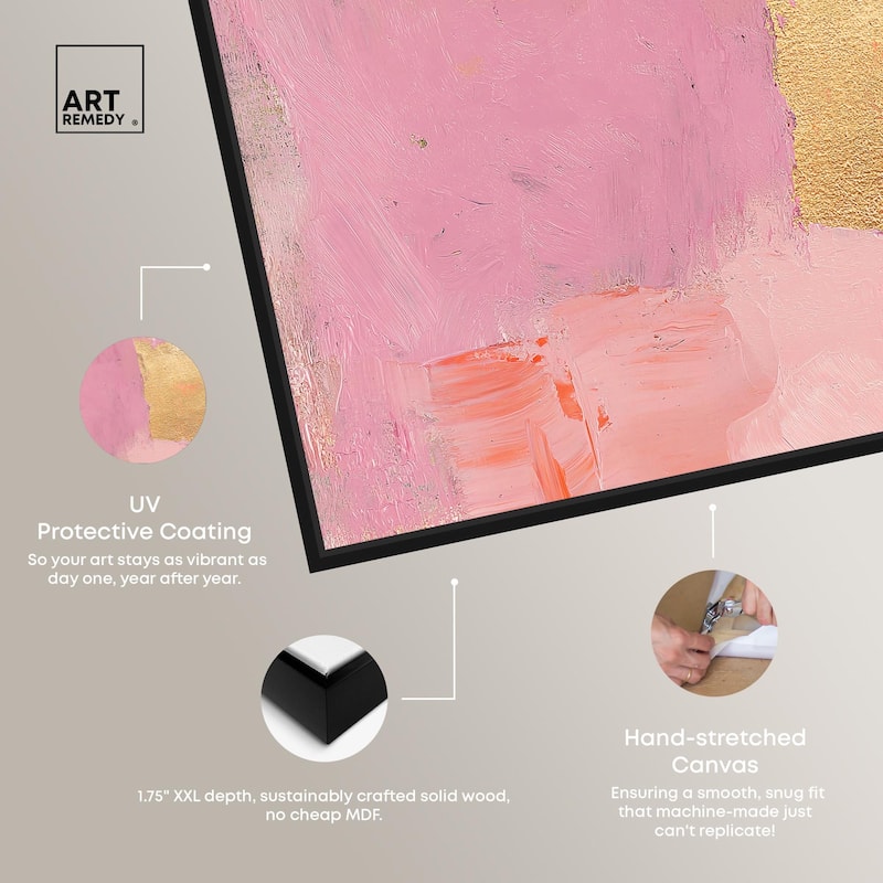 Petal Patchwork II Canvas Set of 2 by Art Remedy