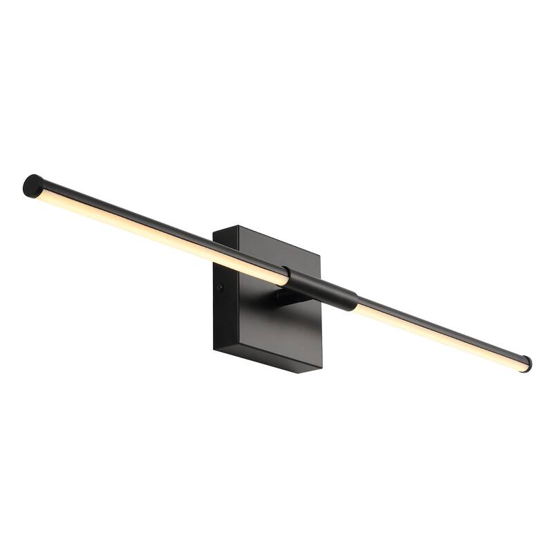 28" Dimmable Integrated LED Metal Wall Sconce, by JONATHAN Y