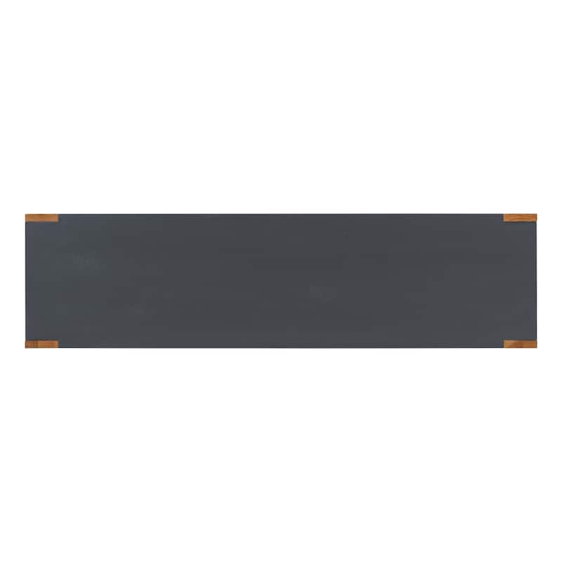 U_STYLE Distinctive Features of a Minimalist Console Table with Bottom Shelf and Four Legs