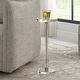 preview thumbnail 2 of 2, Uttermost Pria Crystal Drink Table - 9"W x 22"H x 9"D