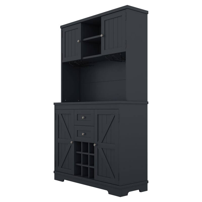 Coffee Bar Cabinet Kitchen Cabinet with Storage