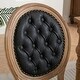 preview thumbnail 7 of 14, Set of 2 French Country Armless Dining Chairs with Padded Seat