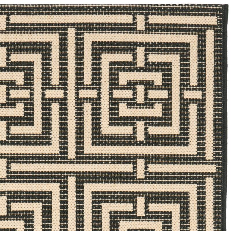 SAFAVIEH Courtyard Ginger Indoor/ Outdoor Waterproof Patio Backyard Rug