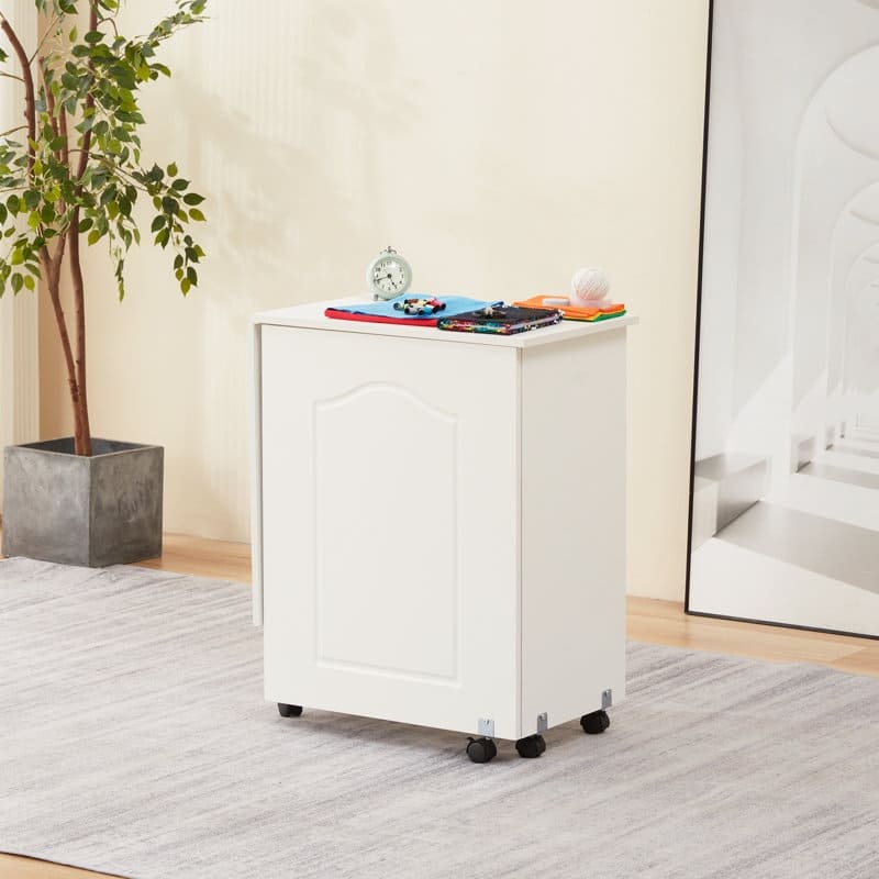 Erommy 45.5" W x 23.6" D Sewing Table featuring a Storage Shelf, Versatile Adjustable Sewing Machine Desk with Storage Bags