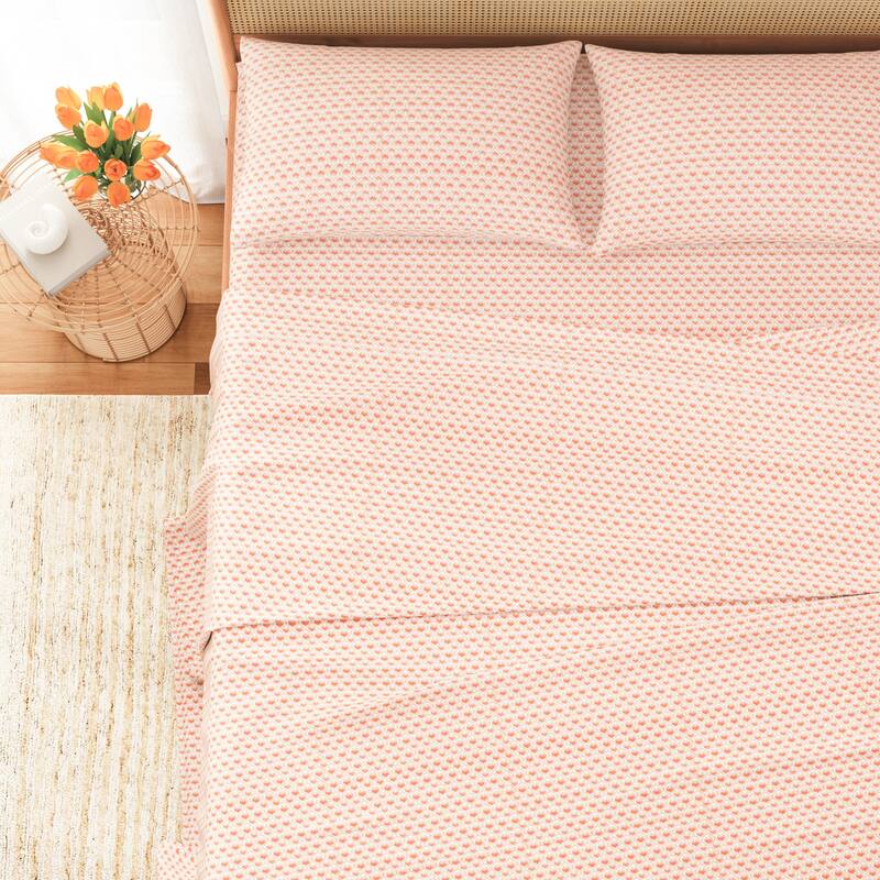Patina Vie Maison Brushed Microfiber Charming Coastal Sheet Set