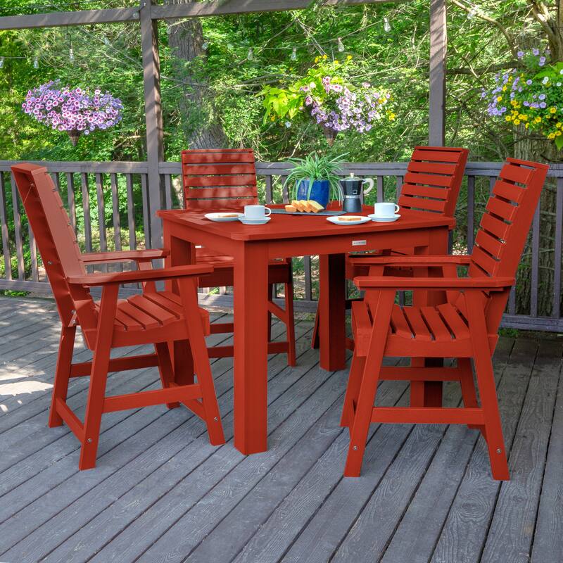 Weatherly Counter Height 5-piece Outdoor Dining Set