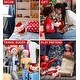 preview thumbnail 3 of 4, DolliBu Santa Squat Piggy Stuffed Animal Plush Toy with Santa Outfit - 7 Inches