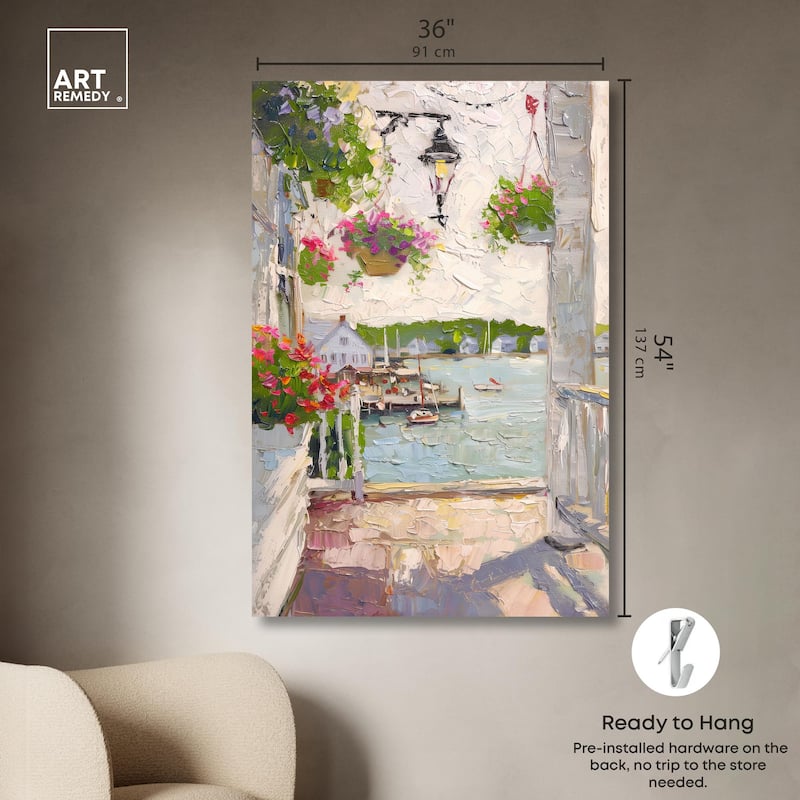 Harbor Hideaway II Canvas by Art Remedy, Gallery Wrapped
