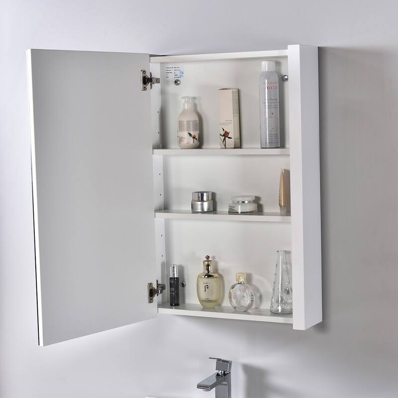 Solid Wood Bathroom Vanity with Mirror Medicine Cabinet