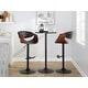 preview thumbnail 54 of 70, Carson Carrington Kanteborg Adjustable Bar Stool with Rounded T Footrest (Set of 2)