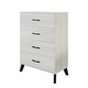 preview thumbnail 17 of 27, CraftPorch Corduroy 4-pieces Mid-Century Modern White Bed with Light Grey Furniture Bedroom Set