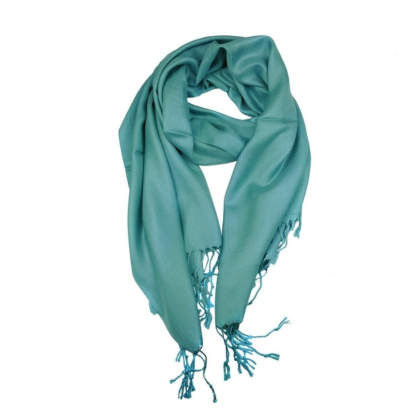 Beautiful Solid Colors Luxurious Pashmina Scarf Perfect Party Favor - 72" x 27"