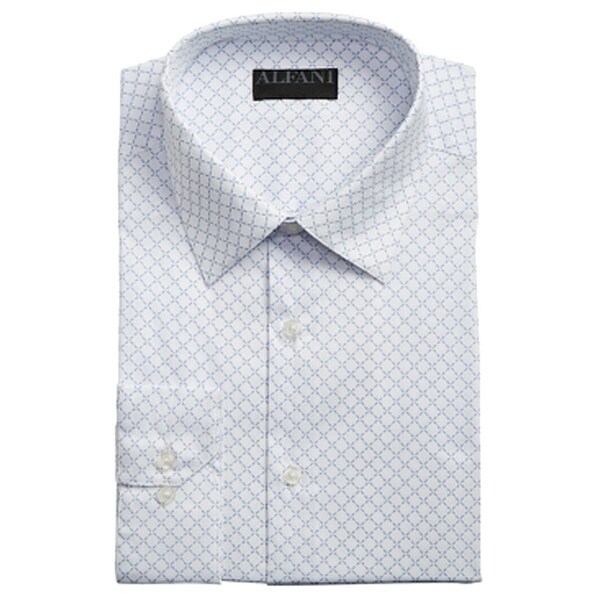 athletic fit white dress shirt