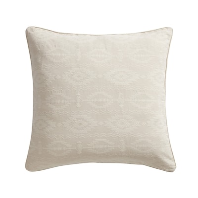 HiEnd Accents Tempe Matelasse Aztec Texture Euro Sham, 27"x27"