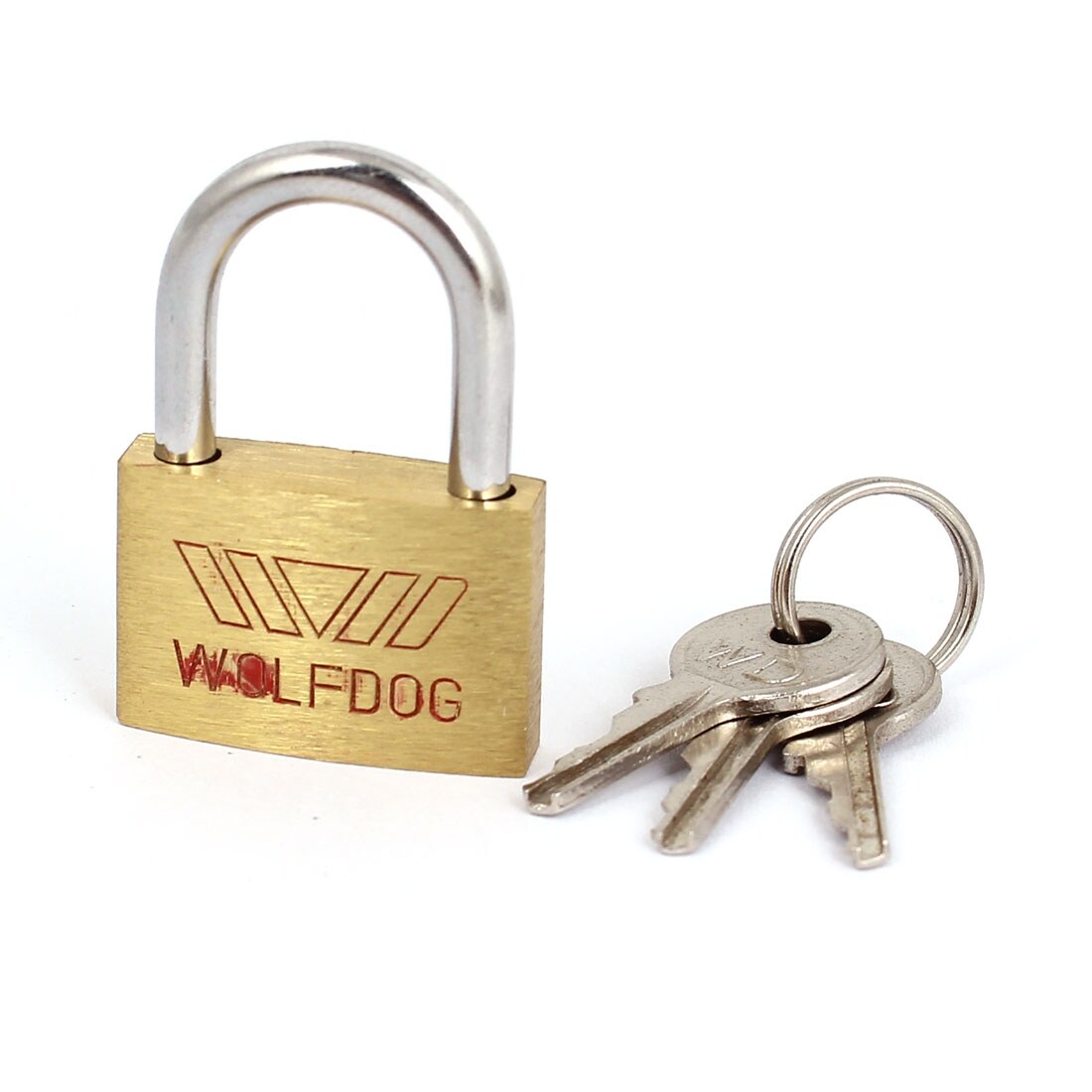 small padlock and key