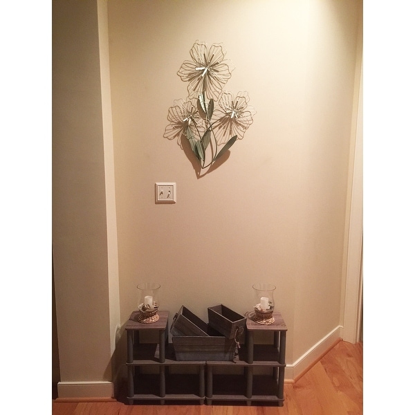 Top Product Reviews For Stratton Home Decor Tri Flower Metal Wall