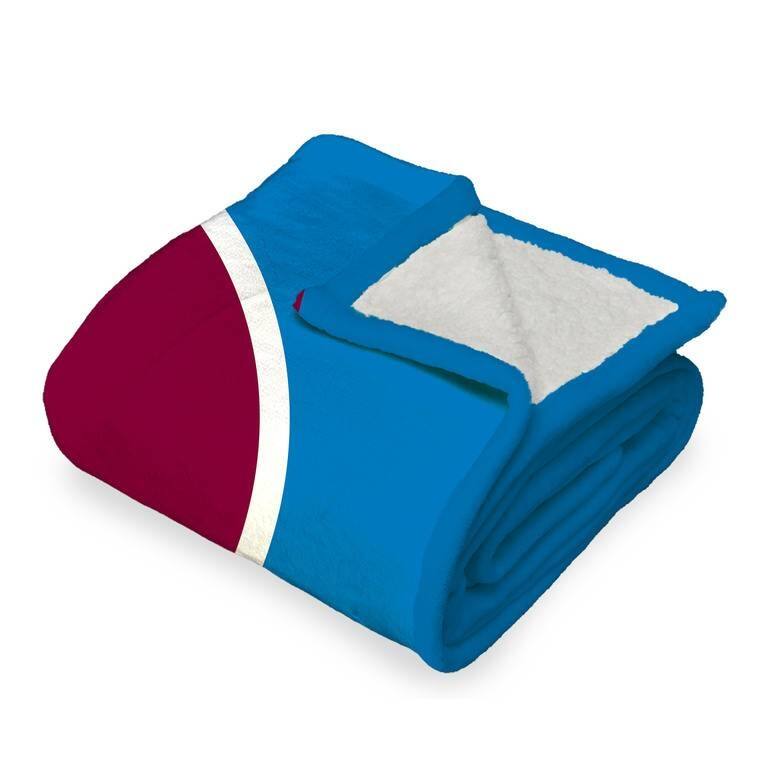 MLB CC Throwback Silk Touch Sherpa Throw Blanket