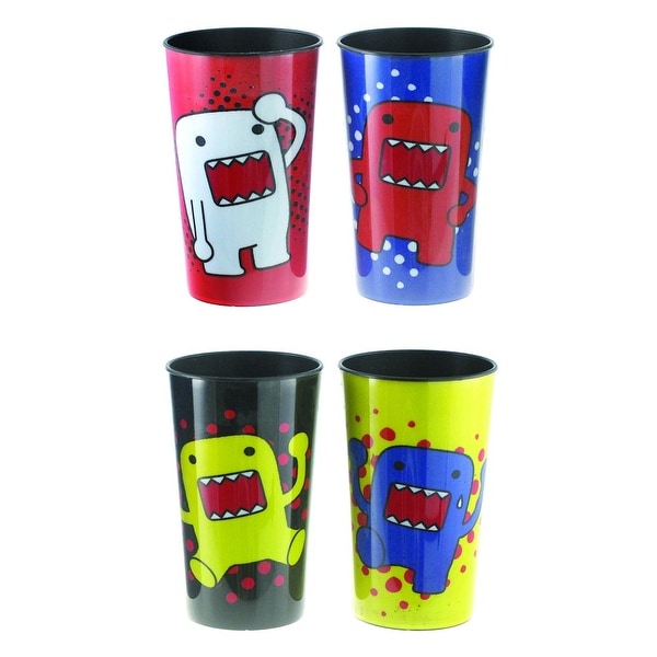 domo multi colored 16 oz plastic party cups 4 pack free