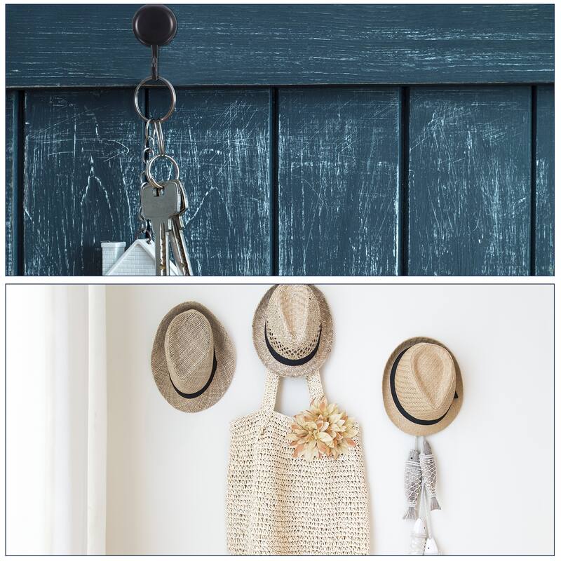 2 Pcs Hat Racks for Baseball Caps, Plastic Adhesive Hat Hooks Hat Hangers
