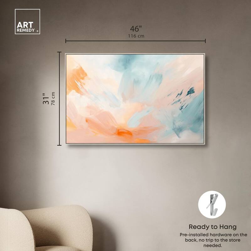 Sunrise Palette I Canvas by Art Remedy