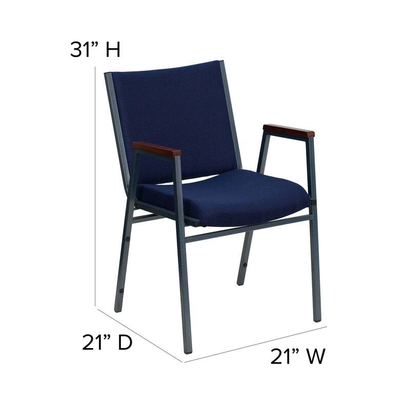 Heavy Duty Stack Chair with Arms