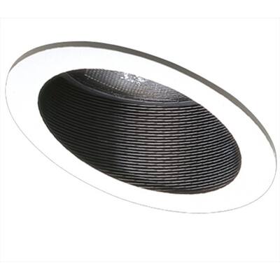 Elco 6" Sloped Phenolic Baffle with Gimbal Ring for PAR 30 Bulbs