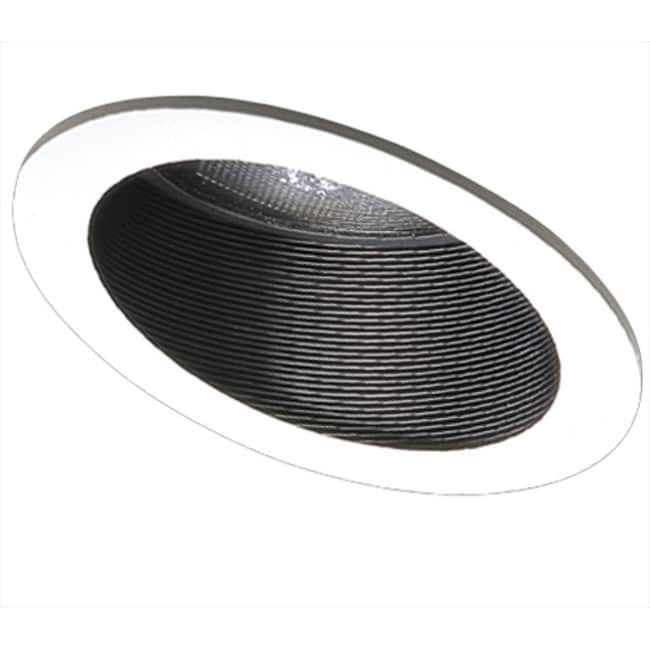Elco 6" Sloped Phenolic Baffle with Gimbal Ring for PAR 30 Bulbs