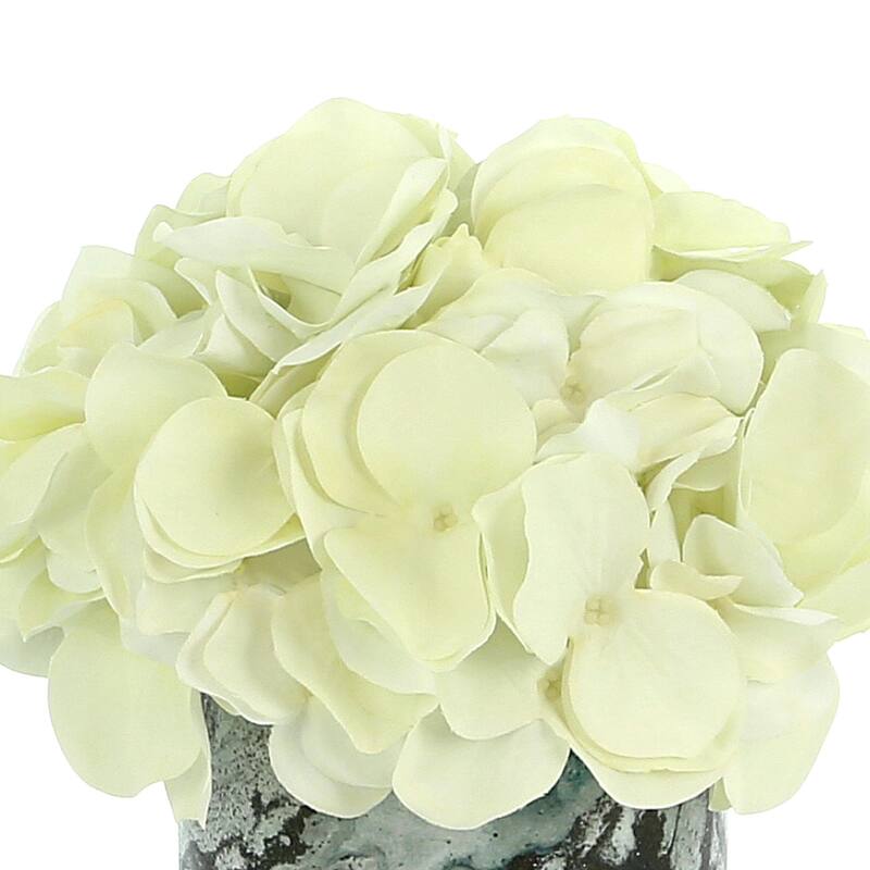 Hydrangea Arrangement in a Glass Vase