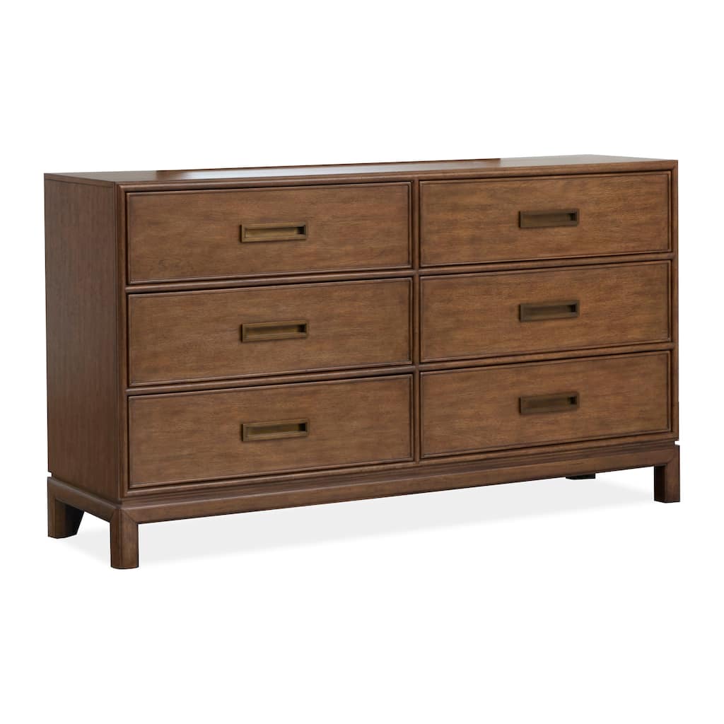 Magnussen Home Ridgefield Russet Double Drawer Dresser