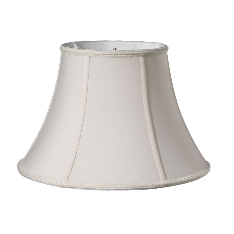 Transitional Softback Lampshade with Washer Fitter, Black (with Bronze Lining) - Cream
