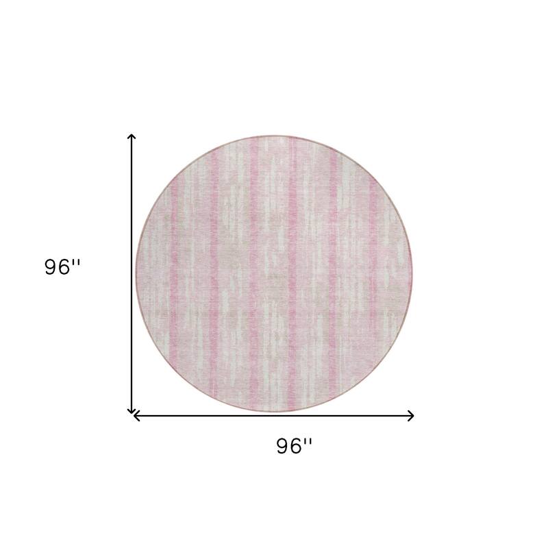 HomeRoots Striped Transitional Rectangle Outdoor Rug