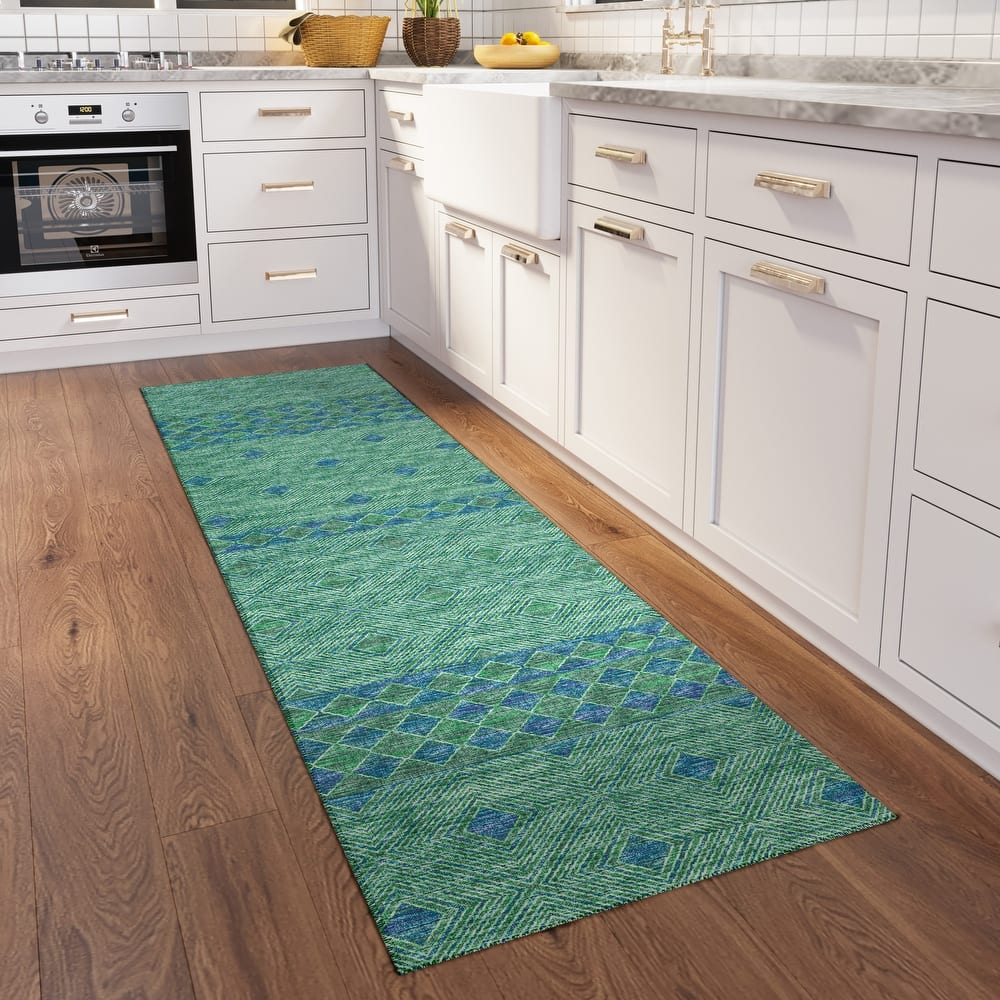 Indoor/ Outdoor Addison Yuma Geometric Southwest Washable Rug