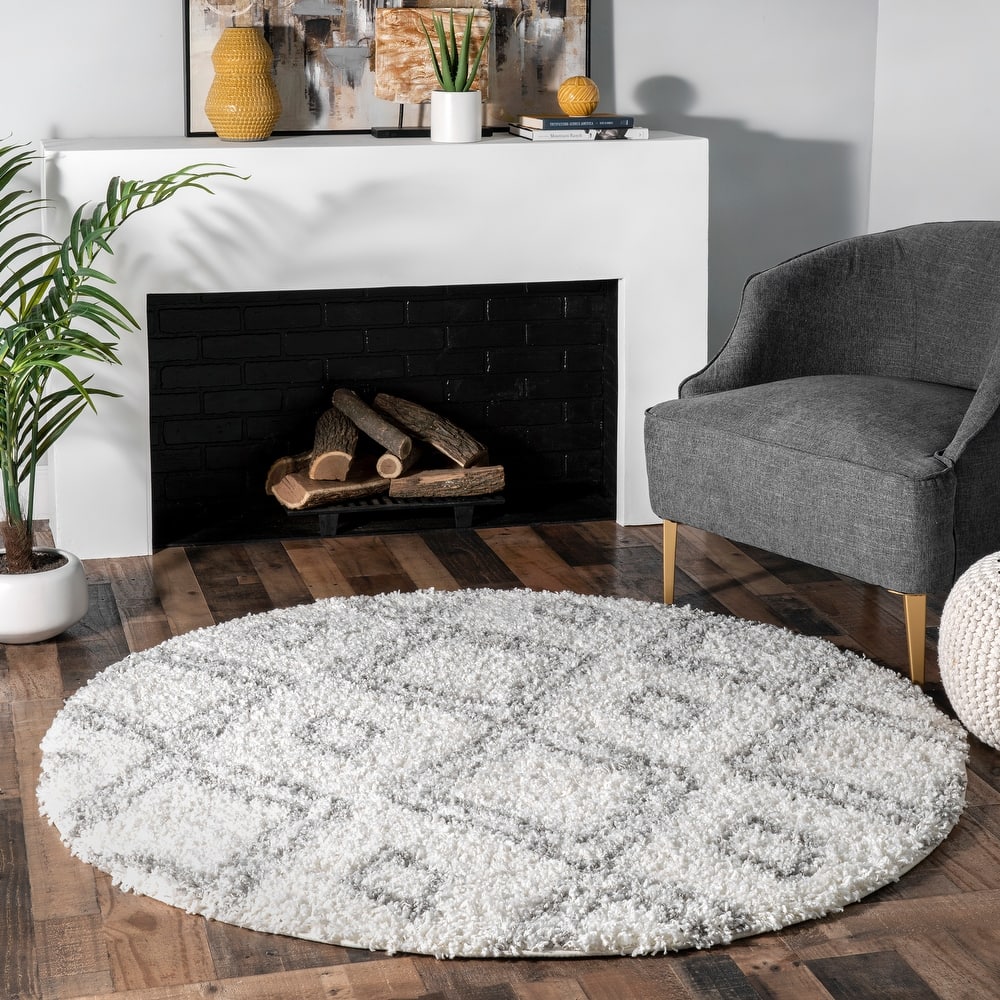 Nuloom Iola Geometric Shag Area Rug