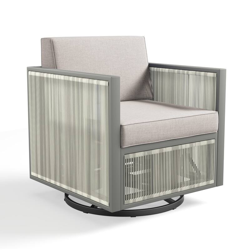 Outdoor Swivel Gliders Chair Rattan Rocking Chair