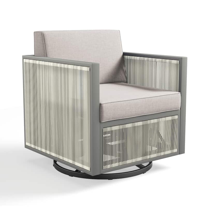 Pocassy Outdoor PE Wicker Funiture Set