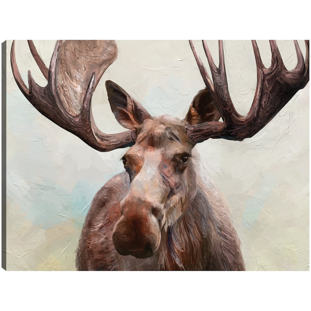 Moose By Studio Arts Canvas Art Print