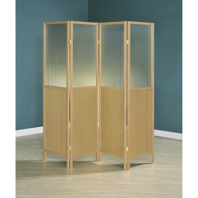 Mattison 4-Panel Room Divider Folding Shoji Screen