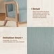 preview thumbnail 124 of 161, 25" W Mid Century Upholstered Wood Accent Chair with Pillow