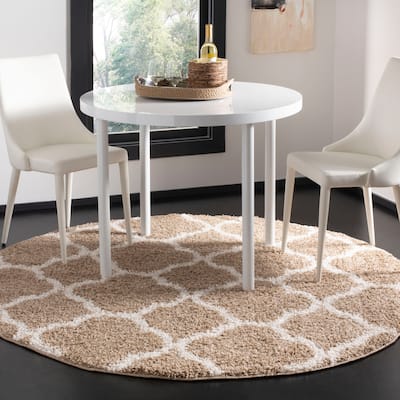 SAFAVIEH, New Myrle Shag Tarquinia Trellis 1.2-inch Thick Rug